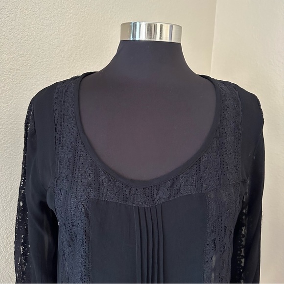 World Market Sheer Lace Ruffle Swim Coverup - Picture 3 of 10